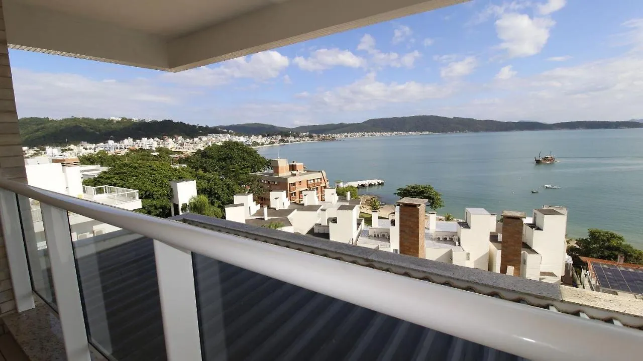 1082 - Flat com Vista para o Mar e Hidromassagem para Locação de Temporada em Bombinhas Apartamento